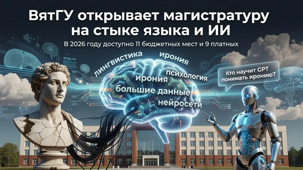 ВятГУ открывает магистратуру на стыке языка и ИИ